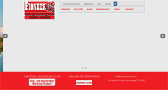 Desktop Screenshot of pioneerrvresorts.com